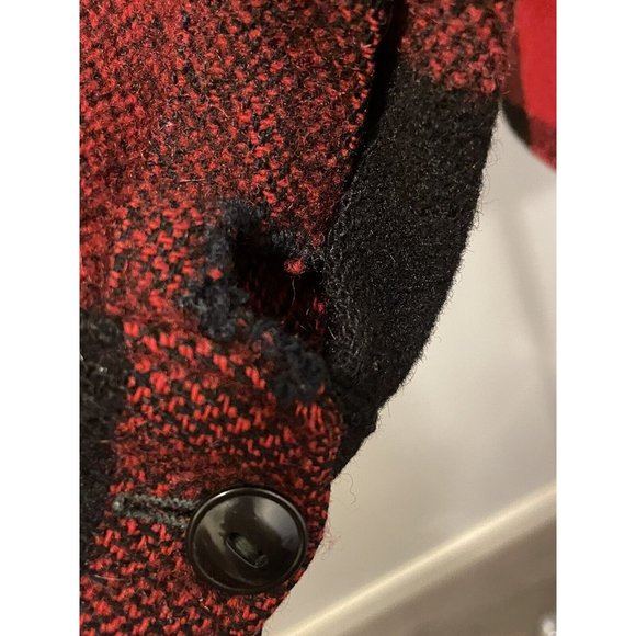 VINTAGE 60's/70's WOOLRICH BUFFALO PLAID FLANNEL SHIRT JACKET MENS‎ S/M - Picture 6 of 7